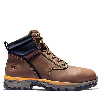 Timberland PRO Jigsaw 6" Steel Toe - Hnede Pracovne Cizmy Panske, T0228SK